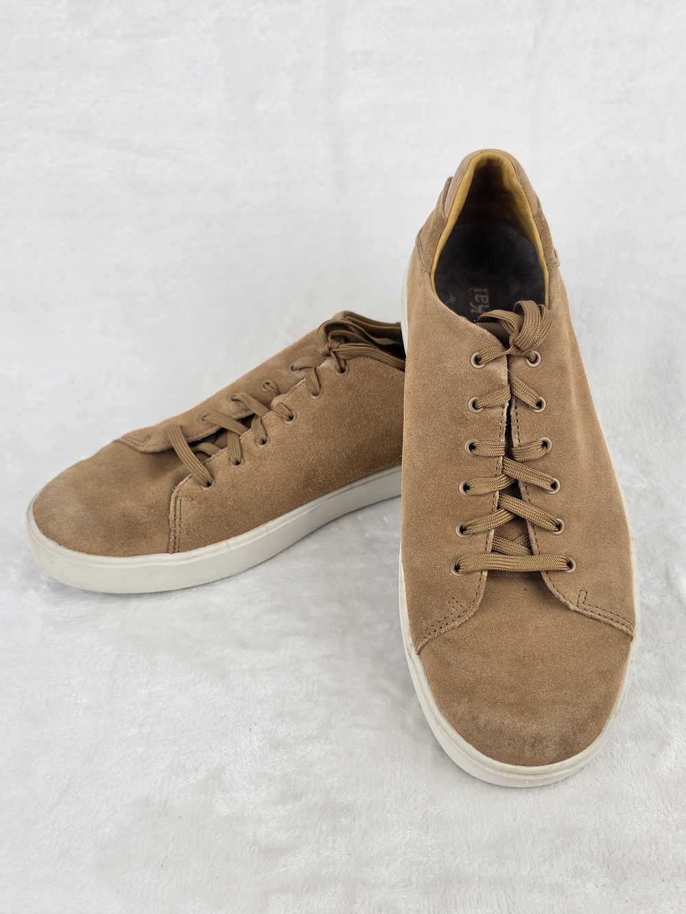 OluKai Lae'ahi Li Kala Mens 9 Tan Suede Drop Heel Casual Sneakers